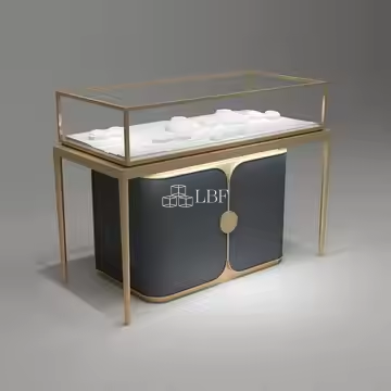 LBF armadio espositivo per gioielli di lusso leggero, supporto espositivo per gioielli di alta gamma