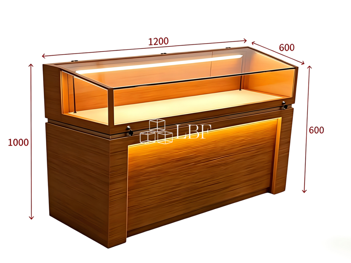 Il Nuovo Stile Legno Massello Basso Armadio Portagioie di LBF